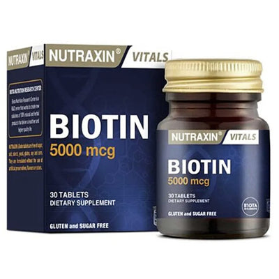 BIOTIN 5000MCG TAB (NUTRAXIN)