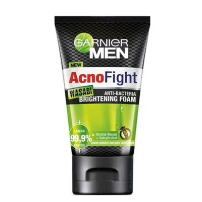 GARNIER MEN FACE WASH ACNOFIGHT 100ML BRIGHTINING FOAM