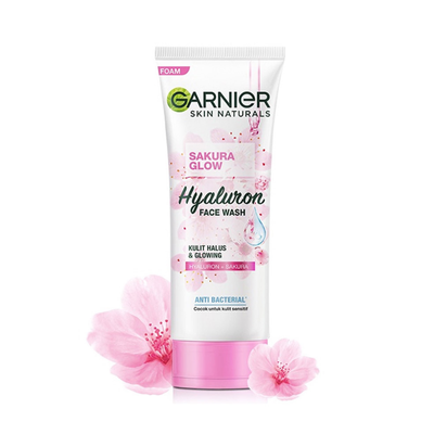 GARNIER FACE WASH 100ML SAKURA GLOW