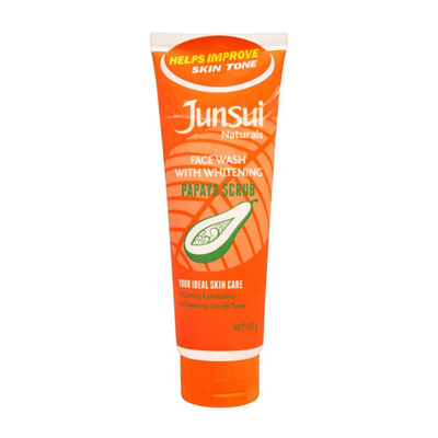 JUNSUI FACE WASH 100GM PAPAYA SCRUB