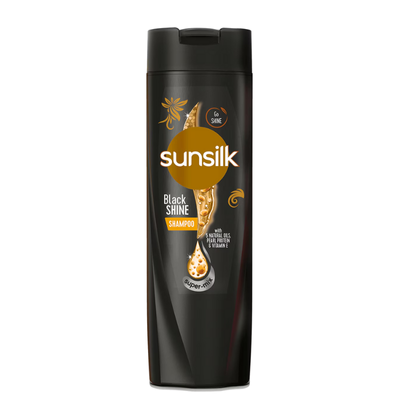 SUNSILK SHAMPOO 185ML BLACK SHINE