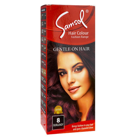 SAMSOL HAIR COLOR 8 BURGENDY