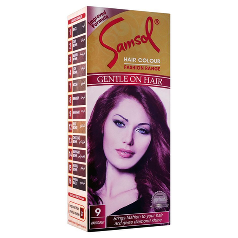 SAMSOL HAIR COLOR 9 MAHOGANY