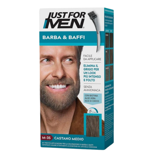 JUST FOR MEN BEARD COLOR 25 LIGHT BROWN