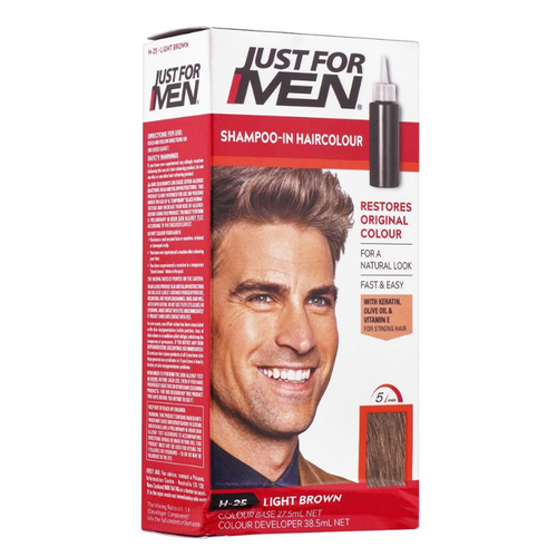 JUST FOR MEN HAIR COLOR 25 LIGHT BROWN