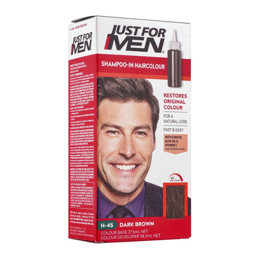 JUST FOR MEN HAIR COLOR 45 DARK BROWN