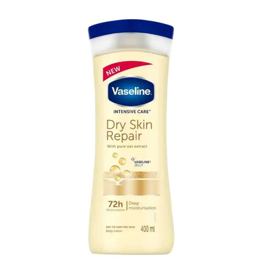 VASELINE LOTION 400ML DRY SKIN