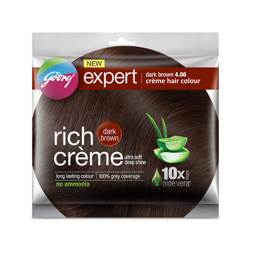 GODREJ HAIR COLOR 4.06 DARK BROWN