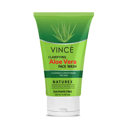 VINCE FACE WASH 100ML ALOE VERA CLARIFYING