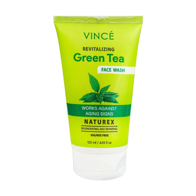 VINCE FACE WASH 100ML GREEN TEA REVITALIZING