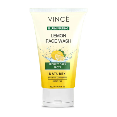 VINCE FACE WASH 120ML ILLUMINATING LEMON