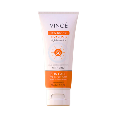 VINCE UVA & UVB PROTECTOR SPF 50 80ML