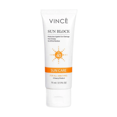 VINCE UVA & UVB PROTECTOR SPF 40 75ML