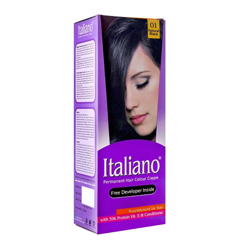 ITALIANO HAIR COLOUR 01 BLACK