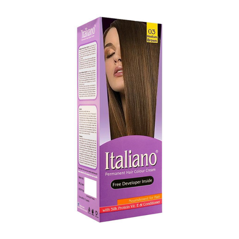 ITALIANO HAIR COLOUR 03 MEDIUM BROWN