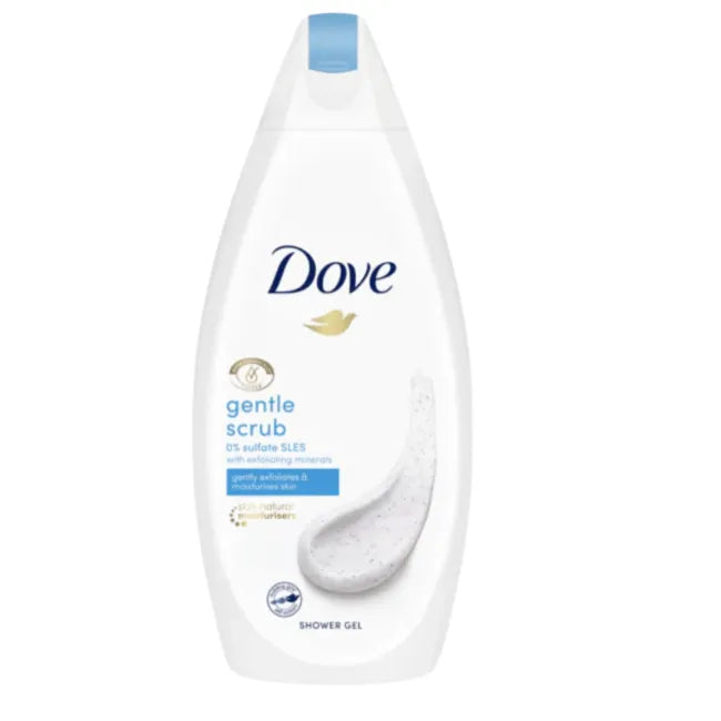 DOVE SHOWER GEL 500ML GENTLE SCRUB