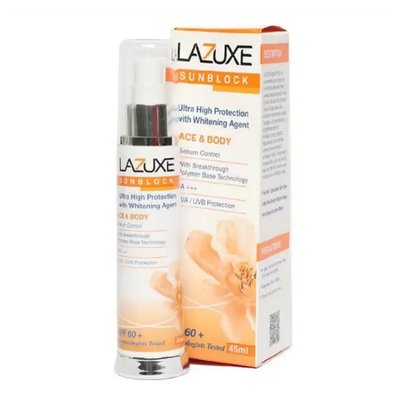 LAZUXE SUNBLOCK SPF60+ 30ML