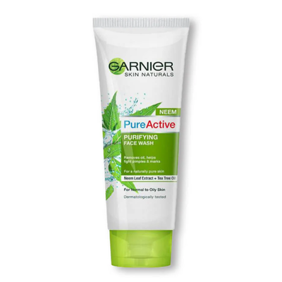 GARNIER PURE ACTIVE NEEM FACE WASH 50-ML