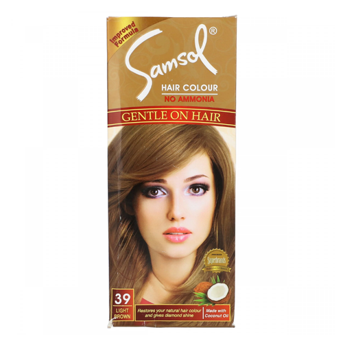 SAMSOL HAIR COLOR 39 LIGHT BROWN