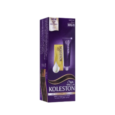 WELLA KOLESTON HAIR COLOR# 305/0 NATURAL BLACK SEMI KIT 60 ML