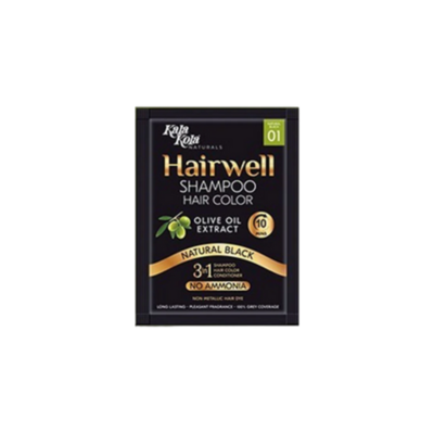 KALA KOLA SHAMPO HAIR COLOUR 01 NATURAL BLACK