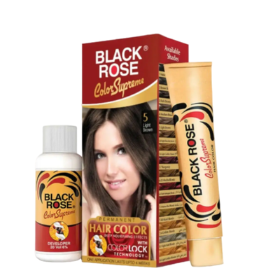 BLACK ROSE HAIR COLOUR LIGHT BROWN 5