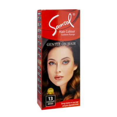 SAMSOL HAIR COLOR 13 CHOCOLATE BROWN