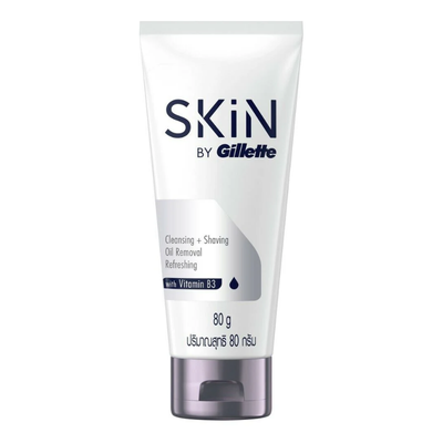 GILLETE FACE WASH 80G VITAMIN B3