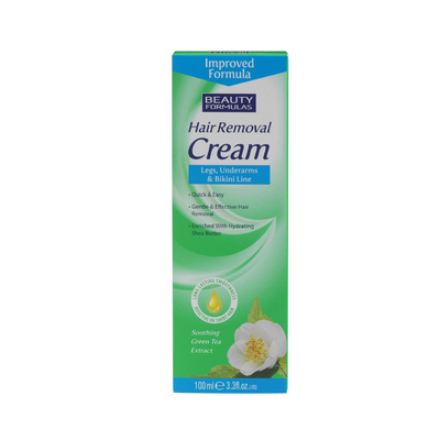 BEAUTY FORMULAS HAIR REMOVAL CREAM 100ML