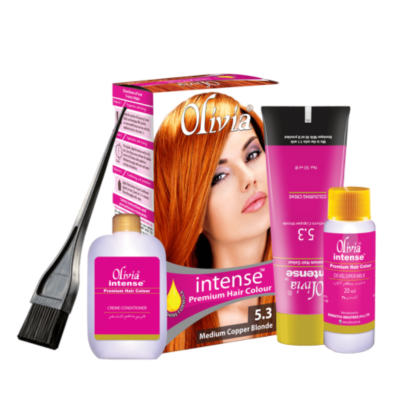 OLIVIA INTENSE HAIR COLOR 5.3 MEDIUM COPPER BLONDE