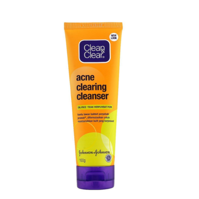 CLEAN&CLEAR FACEWASH 100GM ACNE CLEARING CLEANSER