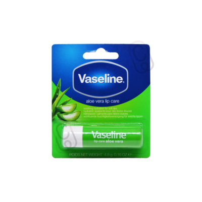 VASELINE LIP BALM 4.8GM ALOE VERA