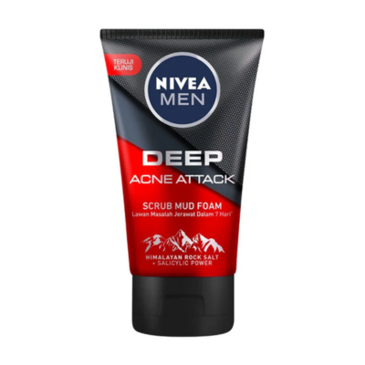 NIVEA MEN FACE SCRUB 100ML DEEP