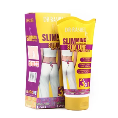 Dr. Rashel Hot Slimming Cream with Indian Turmeric for Targeted Fat Reduction & Firming 150g