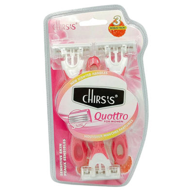 CHIRSS QUOTTRO FOR WOMAN 3BLADES RAZOR