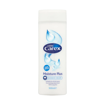 CAREX SHOWER GEL 500ML MOISTURE PLUS