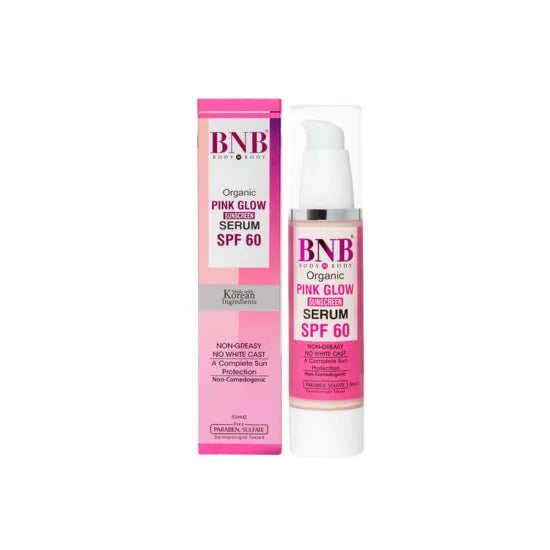 BNB PINK GLOW SUNSCREEN SERUM SPF60 50ML