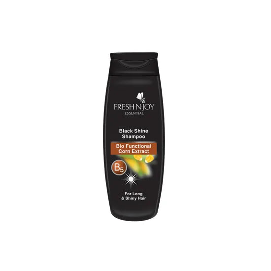 FRESH N JOY SHAMPOO 400ML BLACK SHINE