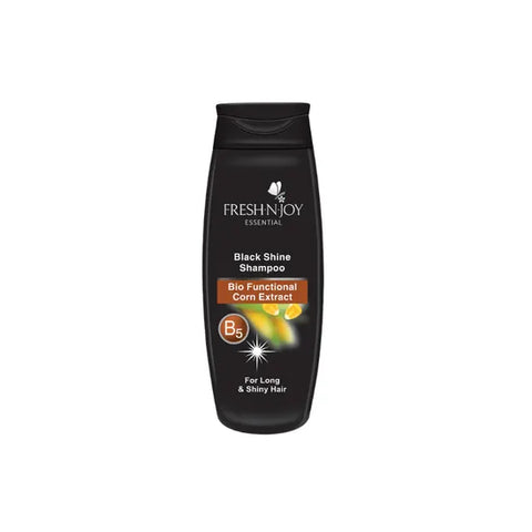 FRESH N JOY SHAMPOO 400ML BLACK SHINE