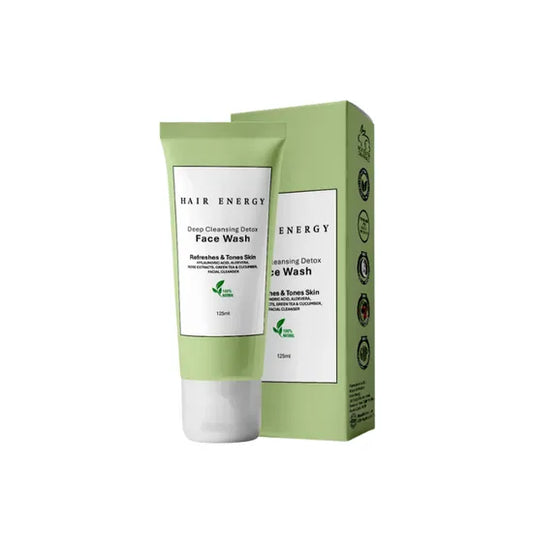 HAIR ENERGY FACE WASH 125ML GREEN TEA