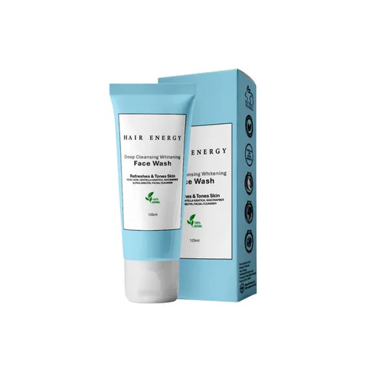 HAIR ENERGY FACE WASH 125ML REFRESHES & TONES SKIN