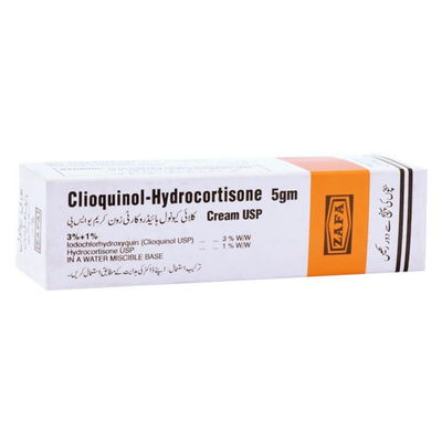 CLIOQUINOL HYDROCORTISONE CREAM 3/1%WW 15GM