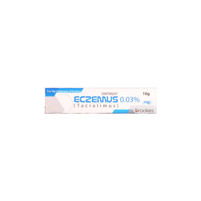 ECZEMUS OINTMENT 10GM 0.03%