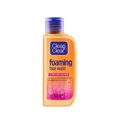 CLEAN & CLEAR FACE WASH 50ML