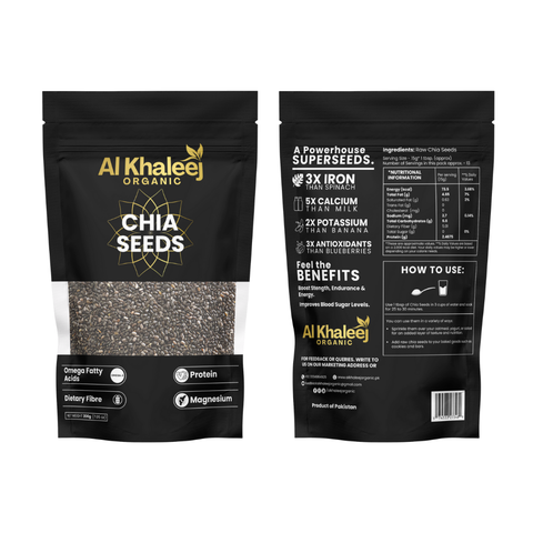 ALKHALEEJ ORGANIC CHIA SEEDS 200GM