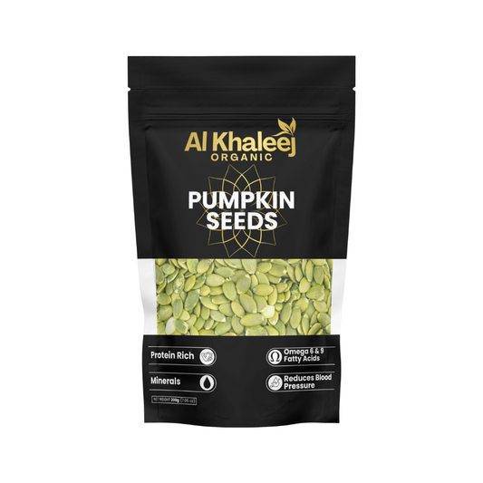 ALKHALEEJ ORGANIC PUMPKIN SEEDS 200GM