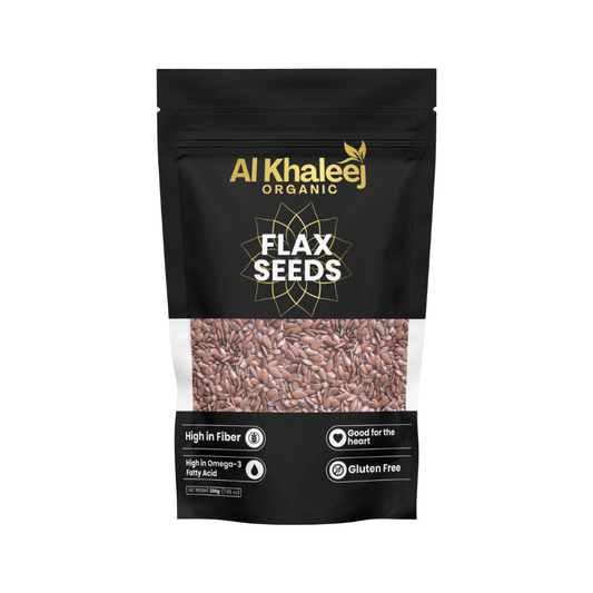 ALKHALEEJ ORGANIC FLAX SEEDS 200GM