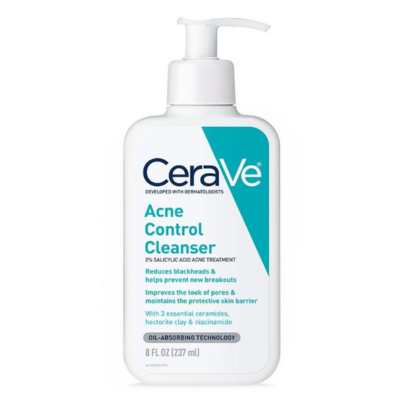 CeraVe Moisturizing Lotion with Acne Control Cleanser 237ml.