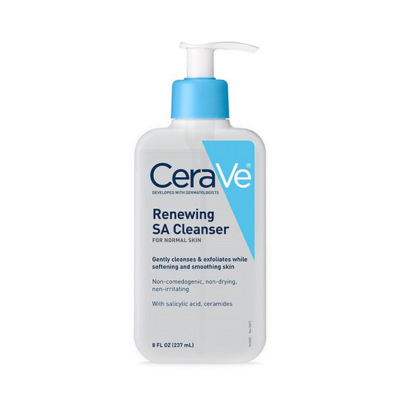 CeraVe Renewing SA Moisturizing Lotion with Exfoliating Cleanser 237ml.