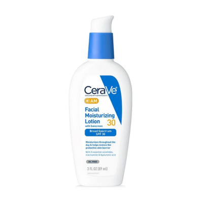 Cerave Advanced Hydrating Facial Moisturizing Lotion AM with Broad Spectrum SPF 30 Sun Protection, 89ml